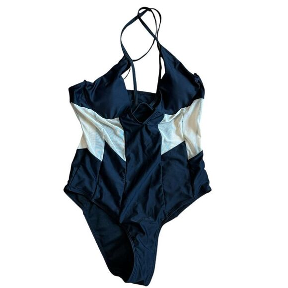 Matte Collection Eros One Piece Sheer Black Swimsuit - Picture 4 of 7